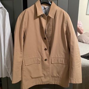 Brooks Brothers Red Fleece Raincoat Single Breasted Tan
